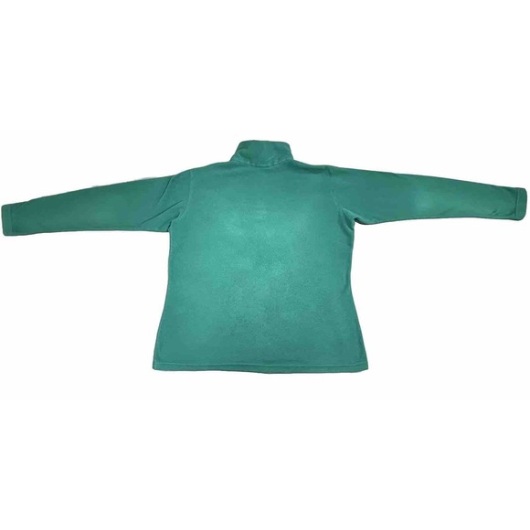 Patagonia Jacket Women's XL Kelly Green Micro D 1/4 Zip Fleece Pullover Casual - Picture 2 of 11